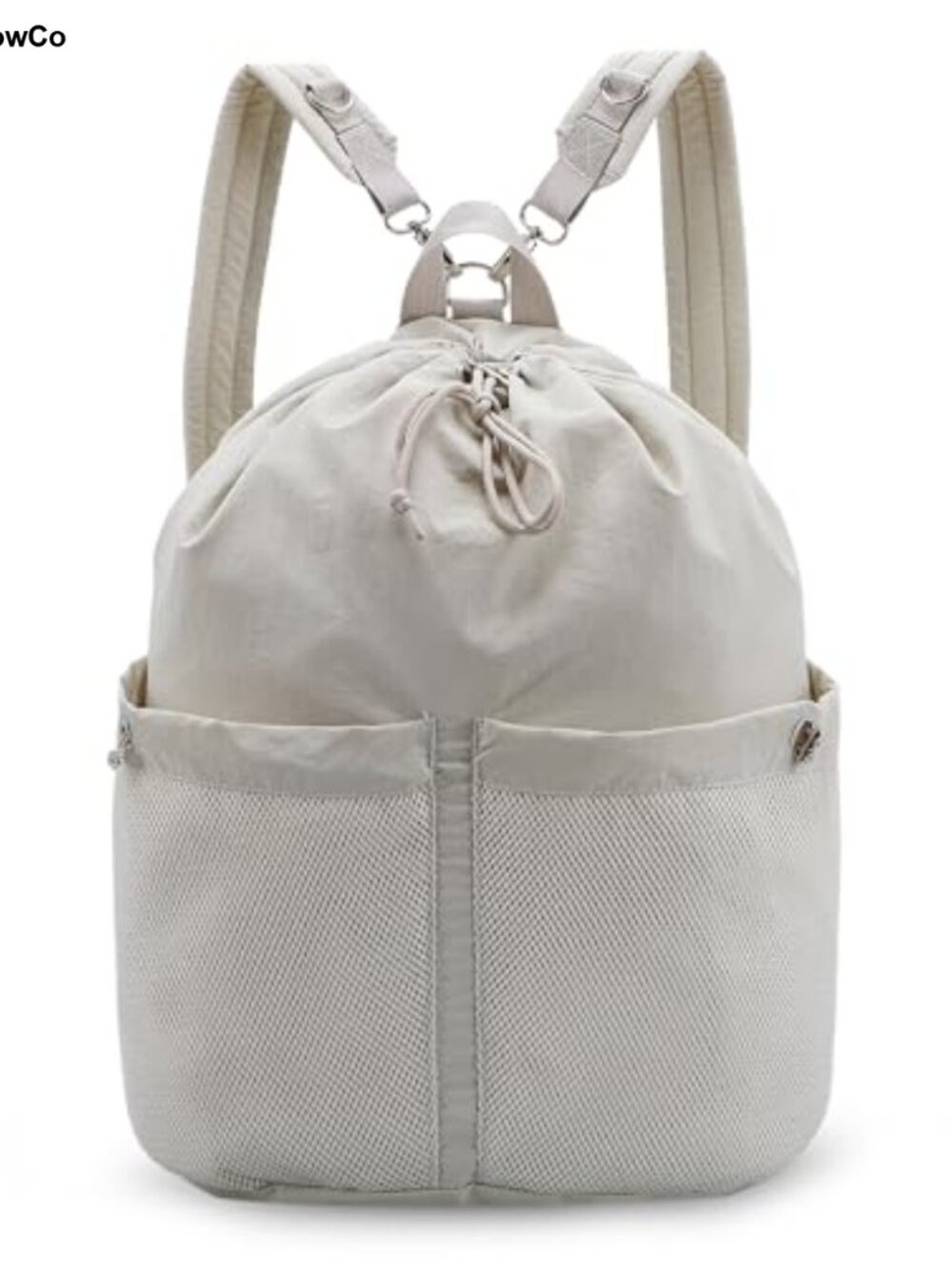 Waterproof Nylon Drawstring Backpack Gym Bag Unisex Daypack Sports Travel
